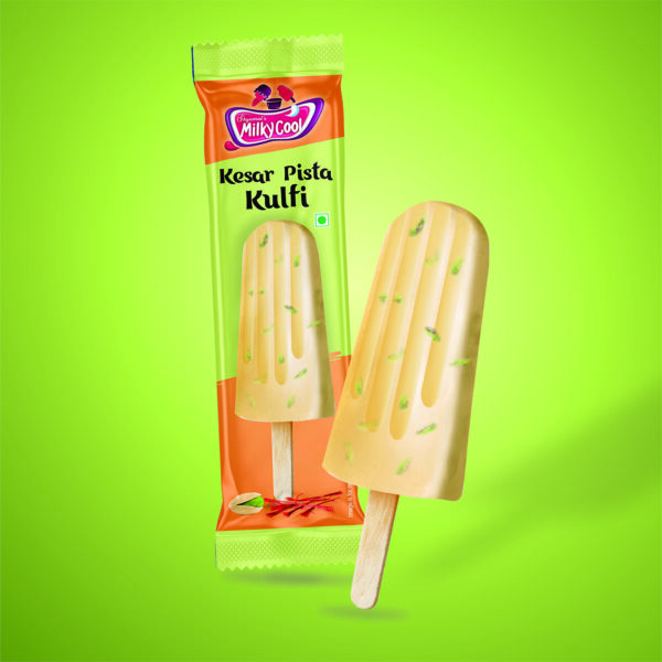 Milky Cool Kesar Pista Kulfi